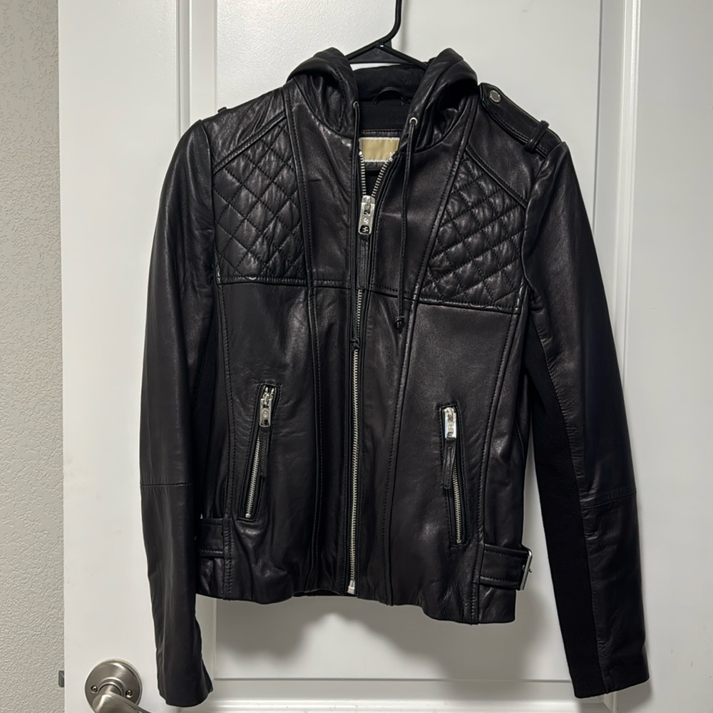 NWOT Michael Kors leather jacket